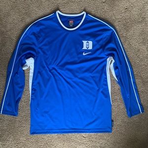 Nike Men's Duke Basketball L/S Dri-Fit Shirt Large